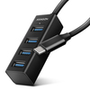 Scheda Tecnica: Axagon HUE-M1C Superspeed USB-c Mini Hub, 4x USB 3.0 - 20cm, Black