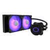 Scheda Tecnica: Cooler Master ML240L V2 RGB 2x120 mm, 650-1800 RPM, 62 - CFM, 8 - 27 dBA, 2.5 mmH2O, 4-Pin PWM, 200 W TDP
