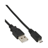 Scheda Tecnica: InLine Cavo Micro USB 2.0, Type male Type Micro-b - male, Nero, 1,8m
