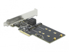 Scheda Tecnica: Delock 3 Port SATA And 2 Slot M.2 Key B Pci Express X4 Card - Low Profile Form Factor