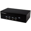 Scheda Tecnica: StarTech 4 Port KVM Switch with Dual And 2 Port USB Hub - USB 2.0