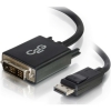 Scheda Tecnica: C2G 2m DP Male to Single LINK DVI-D Male ADApter - Cable - Black