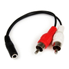 Scheda Tecnica: StarTech 6" 3.5mm Stereo Female To 2x Rca Male ADApter Cable - 