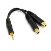 Scheda Tecnica: StarTech Stereo Splitter Cable 3.5mm Male to 2x 3.5mm - Female 15.24 cm
