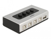 Scheda Tecnica: Delock Switch USB 2.0 With 4 X Type-b Female To 1 X Type - Female Manual Bidirectional