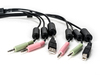 Scheda Tecnica: Vertiv CBL0135 10ft. KVM Cable Assembly 1-USB/2udio - 