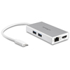 Scheda Tecnica: StarTech ADAttatore Multifunzione USB-C per portatili - Power Delivery - 4K HDMI - GbE - USB 3.0 - Bianco e Argento