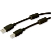 Scheda Tecnica: Manhattan Cavo USB 2.0 - Male / B Male 1.8m Con Ferrite Doppi Schermatur Nero