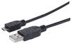 Scheda Tecnica: Manhattan Cavo USB 2.0 - Maschio/ Micro B Maschio 0,15m Nero