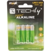 Scheda Tecnica: Techly Blister 4 Batterie High Power Mini Stilo aa - Alcaline Lr03 1.5v