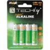 Scheda Tecnica: Techly Blister 4 Batterie High Power Stilo Aa Alcaline Lr06 - 1,5v