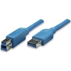 Scheda Tecnica: Techly Cavo USB 3.0 male/b male 3 Male Blu - 