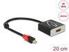 Scheda Tecnica: Delock 62735 1 x mini DP 20 pin, 1 x HDMI 19 - pin, M/F, 20 cm