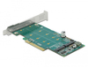 Scheda Tecnica: Delock Pci Express X8 Card To 2 X Internal NVMe M.2 Key M - Bifurcation - Low Profile Form Factor