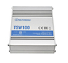Scheda Tecnica: Teltonika TSW100 5 x LAN port, 10/100/1000 Mbps, IEEE - 802.3, IEEE 802.3u, 802.3az, PoE ports 1- 4, 2 W/9 W/129 W