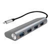 Scheda Tecnica: Logilink Hub USB-c - Superspeed 4 Porte Alluminio Silver