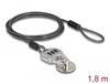 Scheda Tecnica: Delock Security Cable For Tablets And Smartphones With - Combination Lock And Steel Plate + Adhesive Pad