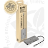 Scheda Tecnica: Club 3D USB 3.2 Gen1 Type-c 8-in-1 Hub With 2x - HDwith, 2x USB, RJ45, Sd/micro Sd Card Slots And USB