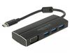 Scheda Tecnica: Delock USB 3.1 Gen1 ADApter, USB Type-C, 3 x USB 3.0 - Type,1 x VGA
