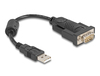 Scheda Tecnica: Delock ADApter USB 2.0 Type-a To 1 X Serial Rs-232 D-sub 9 - Pin Male + Ferrite Core 0.25 M