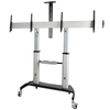 Scheda Tecnica: StarTech Dual TV Cart for 37-60" VESA TVs up - to 110lb/50kg each - Height Adjustable TV Mount, Mobile Dis