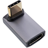 Scheda Tecnica: InLine Adattatore USB4, spina/presa USB-C angolata - sopra/sotto, grigio