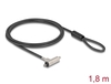Scheda Tecnica: Delock Navilock Laptop Security Cable With Key Lock For HP - Nano Slot 1.80 M Black
