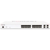 Scheda Tecnica: Fortinet L2+ Managed PoE Switch With 24ge - +4sfp, 24port PoE With Max 370w Liwith nd Smart Fan Tempera