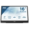 Scheda Tecnica: AOC 16T2 Monitor LED 16.2" (15.6" Visualizzabile) - Portatile Touchscreen 1920x1080 (1080p) @ 60 Hz I