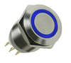 Scheda Tecnica: Lamptron Vandal Pushbutton / Switch 16mm - Silverline - Blue