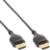 Scheda Tecnica: InLine Cavo High Speed HDMI Ethernet Male / M - 1,8m, Superslim, Contatti Dorati, Nero