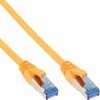 Scheda Tecnica: InLine LAN Cable Cat.6a S/FTP (pimf) - 500MHz, Guaina Halogenfree, Cu (100% Rame), Giallo, 3m