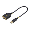 Scheda Tecnica: StarTech Cavo Adattatore USB a Seriale Null - Modem da 30 cm, Convertitore USB-A/DB9 RS232 COM Retention