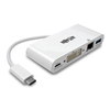Scheda Tecnica: EAton Tripp Lite USB C To Dvi Multiport Video ADApter - Converter W/ USB-a Hub, USB-c Pd Charging, GbE