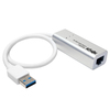 Scheda Tecnica: EAton Tripp Lite USB 3.0 Superspeed To Gigabit Ethernet Nic - Network Adapter RJ45 10/100/1000 Aluminum White Adattatore