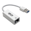 Scheda Tecnica: EAton Tripp Lite USB 3.0 Superspeed To Gigabit Ethernet Nic - Network Adapter RJ45 10/100/1000 White Adattatore Di Rete U
