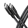 Scheda Tecnica: AXAGON BUCM432-CM10AB USB-c To USB-c Cable, USB4 Gen3 - 1m, Pd 100w, 8k HD, Alu, Braided Black
