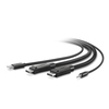 Scheda Tecnica: Belkin Kvm Dual Dp Cable Set For F1dn104w-3ea/ - 3.0m Taa