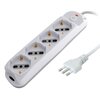 Scheda Tecnica: Techly Presa Multipla - 4 Posti Italiana Bipasso/schuko Spina 16A