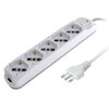 Scheda Tecnica: Techly Presa Multipla - 5 Posti Italiana Bipasso/schuko Spina 16A