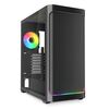 Scheda Tecnica: Sharkoon Case Ak4w ATX Rgb Strip Black - 