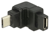 Scheda Tecnica: Delock ADApter USB 2.0 Micro-b Male > USB 2.0 Micro-b - Female Angled Up