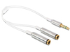 Scheda Tecnica: Delock Cable Audio Splitter Stereo Jack Male 3.5 Mm 3 Pin > - 2 X Stereo Jack Female 3.5 Mm 3 Pin 25 Cm