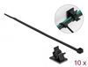 Scheda Tecnica: Delock Cable Clamp - 25 X 18 Mm + Cable Tie L 200 X W 3.6 Mm Black