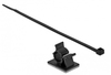 Scheda Tecnica: Delock Cable Clamp - 37 X 18 Mm + Cable Tie L 300 X W 4.8 Mm Black