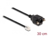 Scheda Tecnica: Delock Cable Rj10 Plug To Rj10 Jack For Installation 30 Cm - Black
