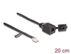 Scheda Tecnica: Delock Cable Rj12 Plug To Rj12 Jack With Protective Cap 20 - Cm Black