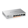 Scheda Tecnica: ZyXEL Switch - XMG-105 5 PORT 10/25G MULTIGIG POE++ UNMANAGED