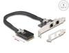 Scheda Tecnica: Delock Mini PCIe I/o PCIe Full Size 2 X RJ45 Gigabit LAN - 