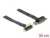 Scheda Tecnica: Delock Riser Card Pci Express X1 Male 90- Angled To X1 Slot - 90- Angled + Cable 30 Cm